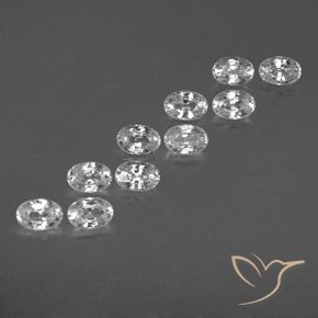 Shop natural 7.86ct Blanc Zircon gems, ovale, from Cambodge at GemSelect. In stock, global shipping!