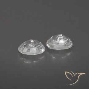 Shop natural 1.71ct Blanc Zircon gems, ovale, from Cambodge at GemSelect. In stock, global shipping!