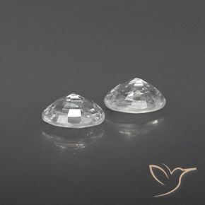 Shop natural 1.64ct Blanc Zircon gems, ovale, from Cambodge at GemSelect. In stock, global shipping!