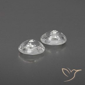 Shop natural 1.69ct Blanc Zircon gems, ovale, from Cambodge at GemSelect. In stock, global shipping!