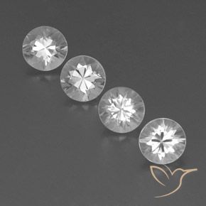 3.84ctw Naturel Blanc Zircon, Tour, VVS-VS