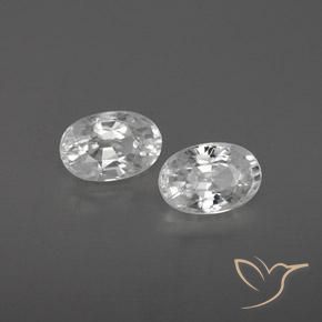 Shop natural 1.75ct Blanc Zircon gems, ovale, from Cambodge at GemSelect. In stock, global shipping!