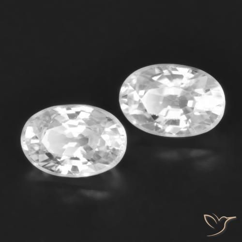 Shop natural 1.66ct Blanc Zircon gems, ovale, from Cambodge at GemSelect. In stock, global shipping!