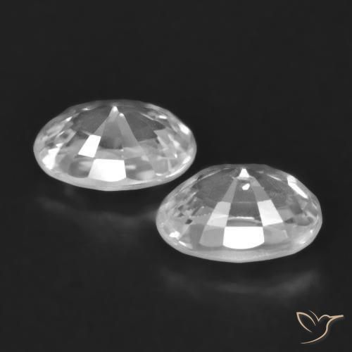 Shop natural 1.66ct Blanc Zircon gems, ovale, from Cambodge at GemSelect. In stock, global shipping!