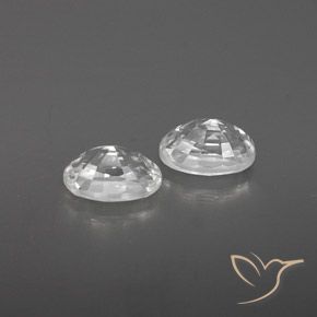 Shop natural 1.71ct Blanc Zircon gems, ovale, from Cambodge at GemSelect. In stock, global shipping!