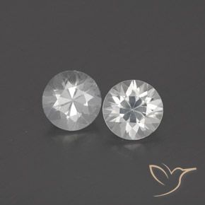 1.96ctw Naturel Blanc Zircon, Tour, VVS-VS