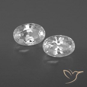 Shop natural 1.74ct Blanc Zircon gems, ovale, from Cambodge at GemSelect. In stock, global shipping!