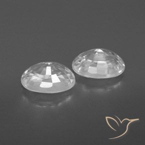 Shop natural 1.74ct Blanc Zircon gems, ovale, from Cambodge at GemSelect. In stock, global shipping!