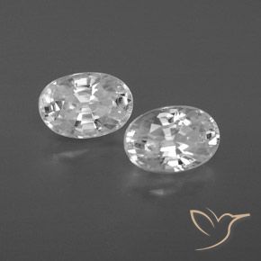 Shop natural 1.72ct Blanc Zircon gems, ovale, from Cambodge at GemSelect. In stock, global shipping!
