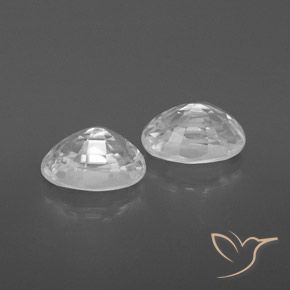 Shop natural 1.72ct Blanc Zircon gems, ovale, from Cambodge at GemSelect. In stock, global shipping!