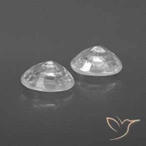 Shop natural 1.62ct Blanc Zircon gems, ovale, from Cambodge at GemSelect. In stock, global shipping!