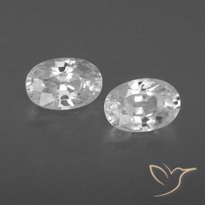 Shop natural 1.67ct Blanc Zircon gems, ovale, from Cambodge at GemSelect. In stock, global shipping!