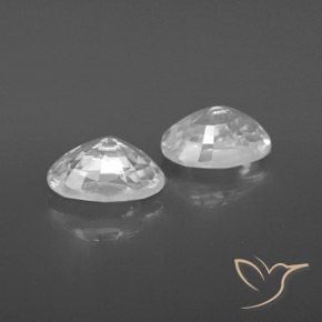 Shop natural 1.67ct Blanc Zircon gems, ovale, from Cambodge at GemSelect. In stock, global shipping!