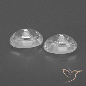 Shop natural 1.78ct Blanc Zircon gems, ovale, from Cambodge at GemSelect. In stock, global shipping!