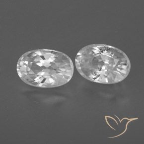 Shop natural 1.74ct Blanc Zircon gems, ovale, from Cambodge at GemSelect. In stock, global shipping!