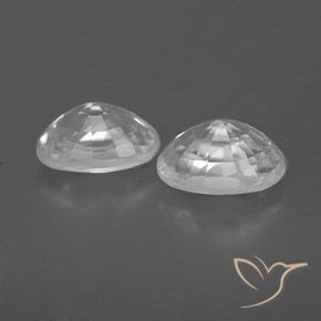 Shop natural 1.76ct Blanc Zircon gems, ovale, from Cambodge at GemSelect. In stock, global shipping!
