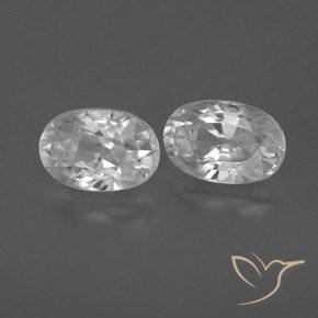 Shop natural 1.76ct Blanc Zircon gems, ovale, from Cambodge at GemSelect. In stock, global shipping!