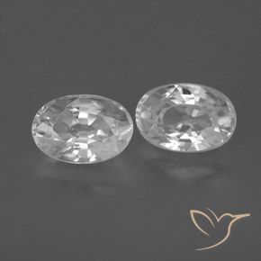 Shop natural 1.72ct Blanc Zircon gems, ovale, from Cambodge at GemSelect. In stock, global shipping!