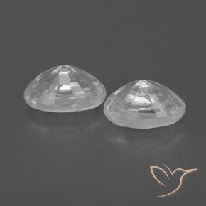Shop natural 1.78ct Blanc Zircon gems, ovale, from Cambodge at GemSelect. In stock, global shipping!