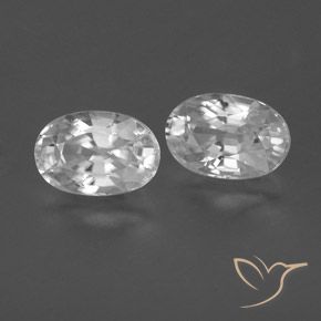 Shop natural 1.75ct Blanc Zircon gems, ovale, from Cambodge at GemSelect. In stock, global shipping!