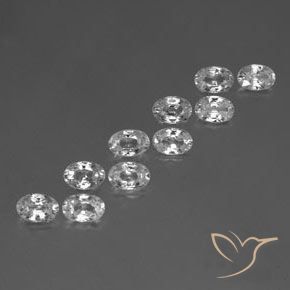Shop natural 7.12ct Blanc Zircon gems, ovale, from Cambodge at GemSelect. In stock, global shipping!