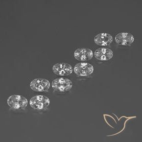Shop natural 7.42ct Blanc Zircon gems, ovale, from Cambodge at GemSelect. In stock, global shipping!