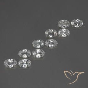 Shop natural 7.10ct Blanc Zircon gems, ovale, from Cambodge at GemSelect. In stock, global shipping!