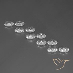 Shop natural 7.10ct Blanc Zircon gems, ovale, from Cambodge at GemSelect. In stock, global shipping!
