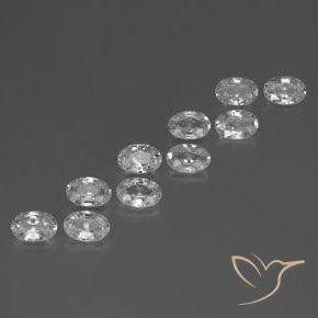 Shop natural 6.91ct Blanc Zircon gems, ovale, from Cambodge at GemSelect. In stock, global shipping!