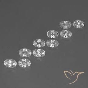 Shop natural 7.90ct Blanc Zircon gems, ovale, from Cambodge at GemSelect. In stock, global shipping!