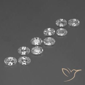 Shop natural 6.73ct Blanc Zircon gems, ovale, from Cambodge at GemSelect. In stock, global shipping!