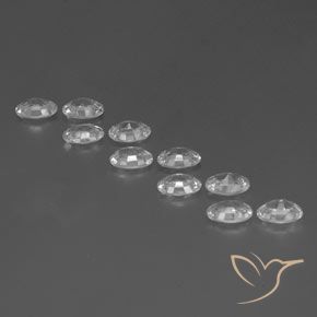Shop natural 6.73ct Blanc Zircon gems, ovale, from Cambodge at GemSelect. In stock, global shipping!
