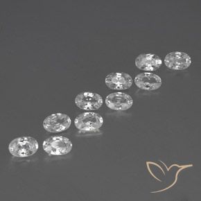 Shop natural 6.87ct Blanc Zircon gems, ovale, from Cambodge at GemSelect. In stock, global shipping!