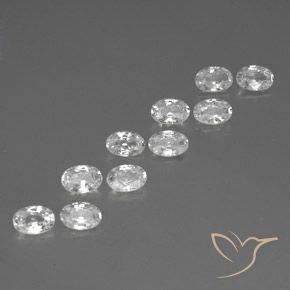 Shop natural 6.77ct Blanc Zircon gems, ovale, from Cambodge at GemSelect. In stock, global shipping!