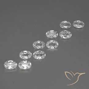 Shop natural 6.71ct Blanc Zircon gems, ovale, from Cambodge at GemSelect. In stock, global shipping!
