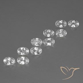 Shop natural 7.82ct Blanc Zircon gems, ovale, from Cambodge at GemSelect. In stock, global shipping!