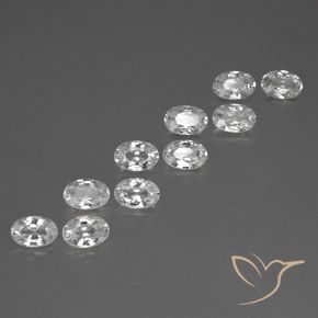 Shop natural 7.08ct Blanc Zircon gems, ovale, from Cambodge at GemSelect. In stock, global shipping!