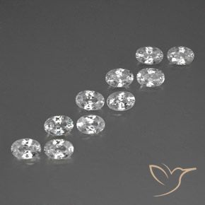 Shop natural 7.50ct Blanc Zircon gems, ovale, from Cambodge at GemSelect. In stock, global shipping!