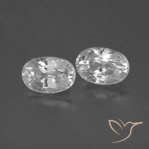Shop natural 1.80ct Blanc Zircon gems, ovale, from Cambodge at GemSelect. In stock, global shipping!