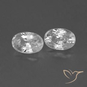 Shop natural 1.68ct Blanc Zircon gems, ovale, from Cambodge at GemSelect. In stock, global shipping!