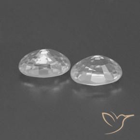 Shop natural 1.68ct Blanc Zircon gems, ovale, from Cambodge at GemSelect. In stock, global shipping!