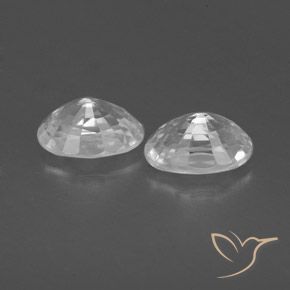 Shop natural 1.60ct Blanc Zircon gems, ovale, from Cambodge at GemSelect. In stock, global shipping!