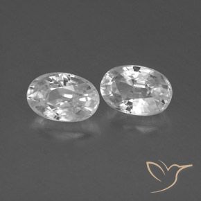 Shop natural 1.62ct Blanc Zircon gems, ovale, from Cambodge at GemSelect. In stock, global shipping!