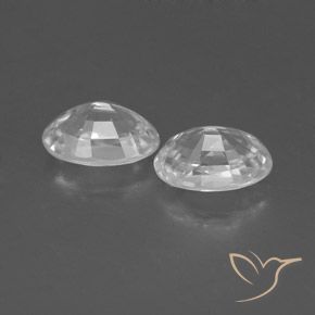 Shop natural 1.62ct Blanc Zircon gems, ovale, from Cambodge at GemSelect. In stock, global shipping!