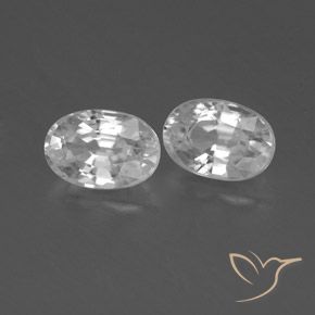 Shop natural 1.66ct Blanc Zircon gems, ovale, from Cambodge at GemSelect. In stock, global shipping!