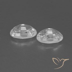 Shop natural 1.66ct Blanc Zircon gems, ovale, from Cambodge at GemSelect. In stock, global shipping!