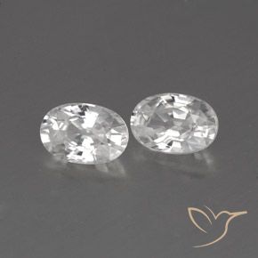 Shop natural 1.65ct Blanc Zircon gems, ovale, from Cambodge at GemSelect. In stock, global shipping!
