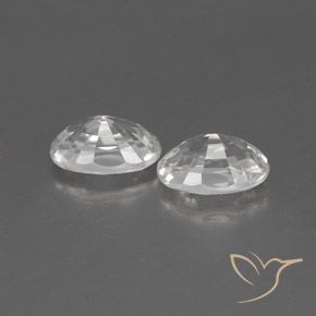 Shop natural 1.65ct Blanc Zircon gems, ovale, from Cambodge at GemSelect. In stock, global shipping!