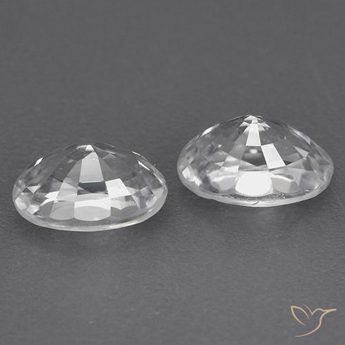 Shop natural 1.72ct Blanc Zircon gems, ovale, from Cambodge at GemSelect. In stock, global shipping!