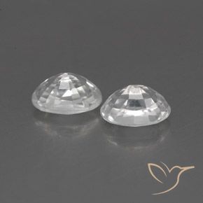 Shop natural 1.75ct Blanc Zircon gems, ovale, from Cambodge at GemSelect. In stock, global shipping!